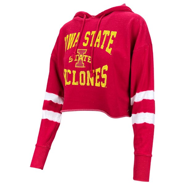 ZooZatz Women's I-State Cropped Cardinal Hoodie (was $59.99)